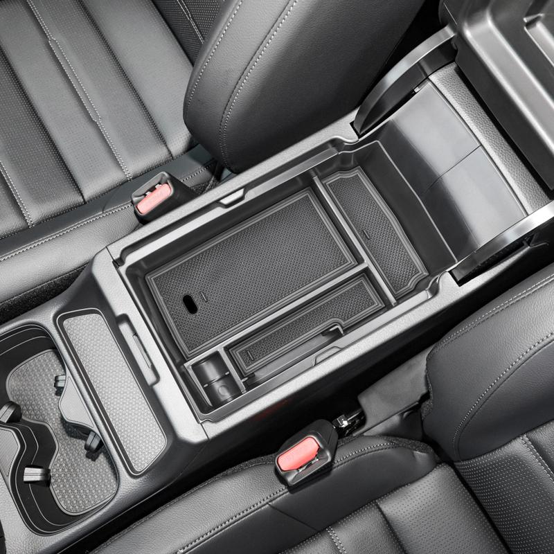 Für Honda CRV 2024 2025 2 Stück Mittelkonsolen-Organizer Armlehnen-Aufbewahrung Versteckte Box Mittelkonsolen-Schale Auto ABS Zubehör