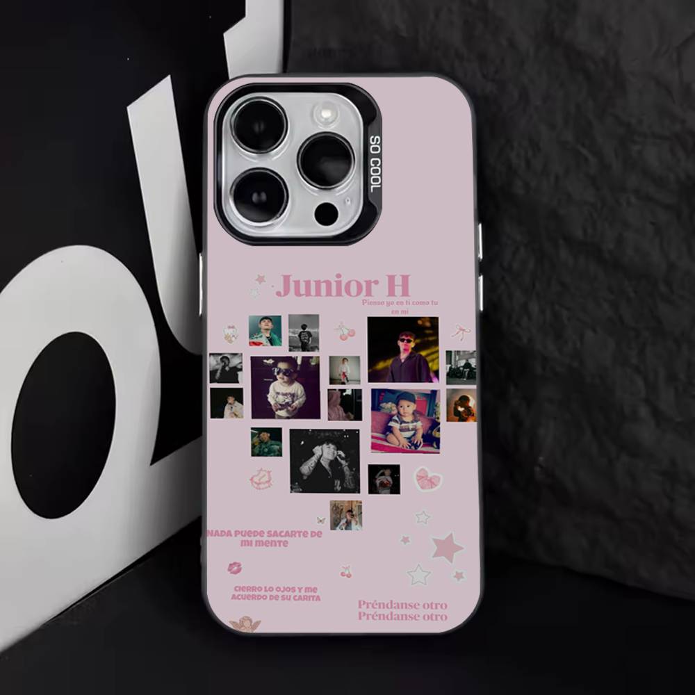 Singer J-Junior H For iPhone 11,12,13,14,15,16,17,Pro,Max,Plus,E,Air,Mini Phone Case IMD Matte Black iPhone15Plus
