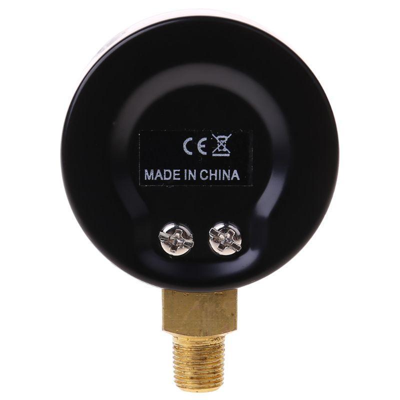 Pressure Gauge 52mm 1/8 BSPT Thread Brass Pressure Meter Air Pressure Gauge Bottom Connection Used for Water Oil Gas