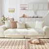 Warm Short Plush Quilted Sofa Towel Universal Non-Slip Solid Color Sectional Sofa Cover For Living Room Modern Couch Slipcover