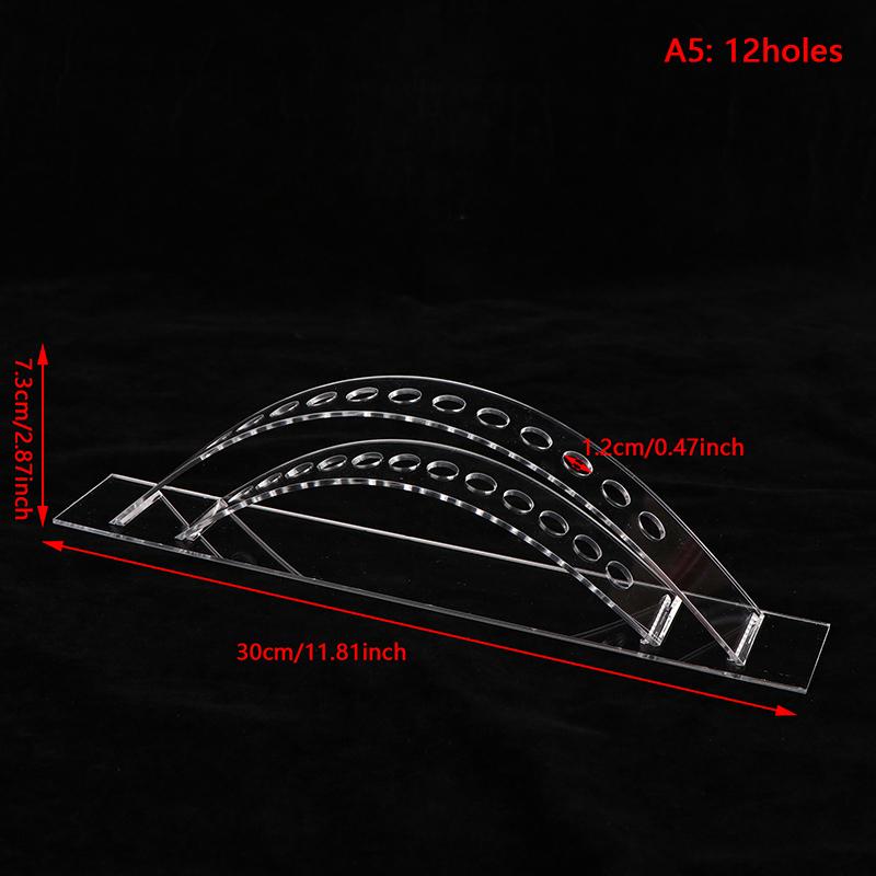 Augenbrauenbürsten-Röhrchen-Ausstellungsstand Wimpernbürsten-Aufbewahrungshalterung Pinzettenhalter Acryl Beauty Makeup Tools Wimpernpflanzung