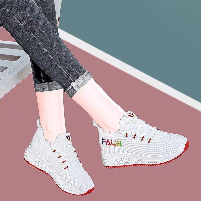 ****** and Autumn old ******* cloth shoes women's non-slip s**t-soled breathable middle-aged mother sports shoes light walking shoes