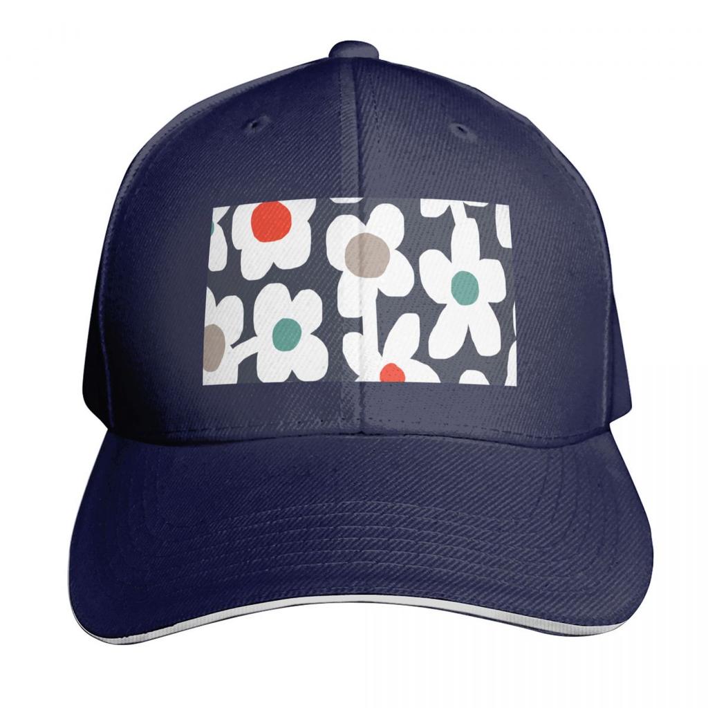 Abstract Modern Scandinavian Floral ArrangeUnisext Baseball Cap Bobble Hat Rave Wild Ball Hat Womens Hats Unisexs