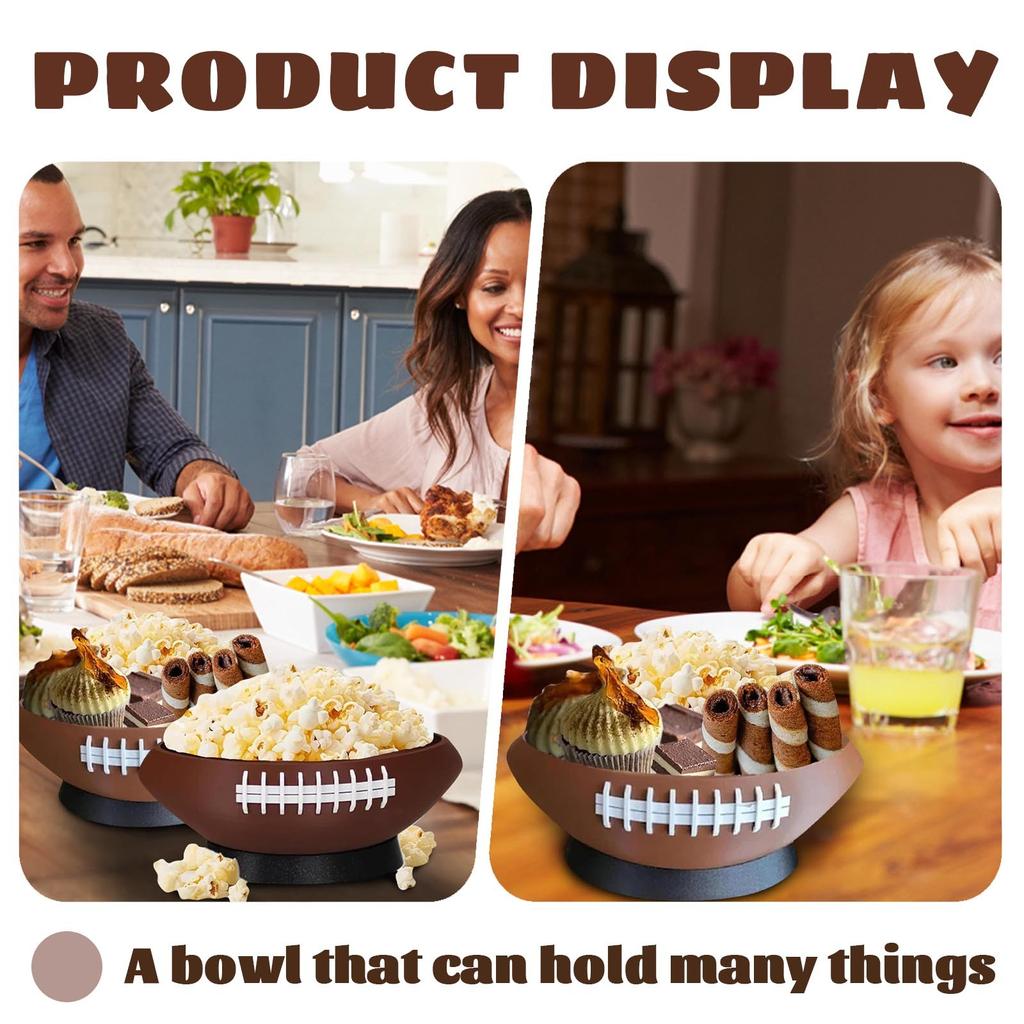 Miska na przekąski piłkarskie Talerze na imprezę piłkarską Miski do serwowania piłkarskie Tacki na nachosy Miski na lody na imprezę z okazji meczu piłkarskiego