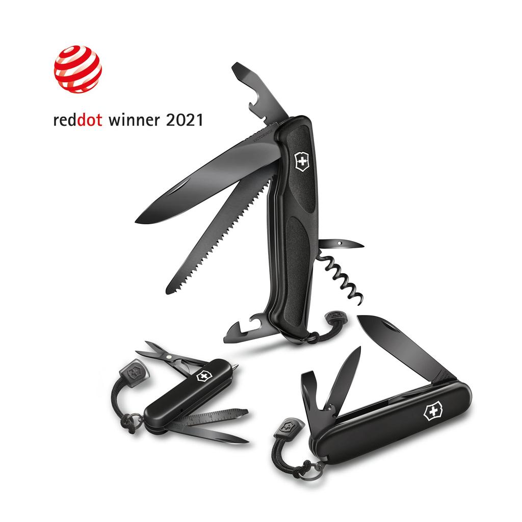 VICTORINOX Spartan Onyx Black Spartan Swiss Army Cuțit Cuțit multifuncțional Cadou în aer liber Cuțit Jutoku Fabricat în Elveția cu 12 Funcții Compact