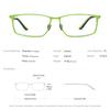 HONILLESI Progressive Prescription Glasses Custom Photochromic Myopia Optical Lens Eyewear Men Square Eyeglasses Titanium Frames