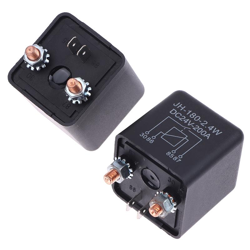 Autobatterie-Trennschalter Koppler Netzschalter 4-polig Doppelbatterie-Trennschalter Relais 120A 200A 12V 24V Batteriekreisunterbrecher