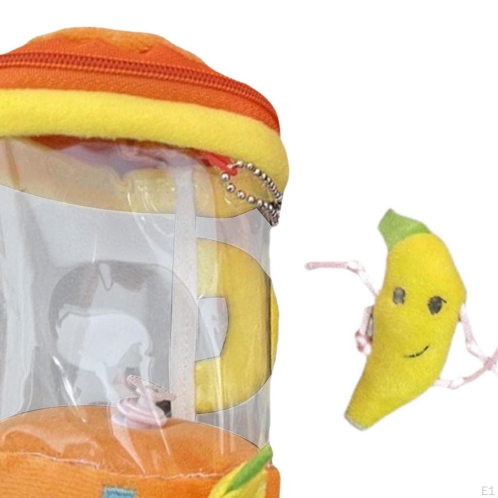 Plush Carrot Juicer Toy,Soft,Carrot Doll,Portable Vegetable Toy Cartoon Stuffed for