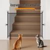 Faltbare Katzenbarriere: Treppen- und Türisolationsnetz.