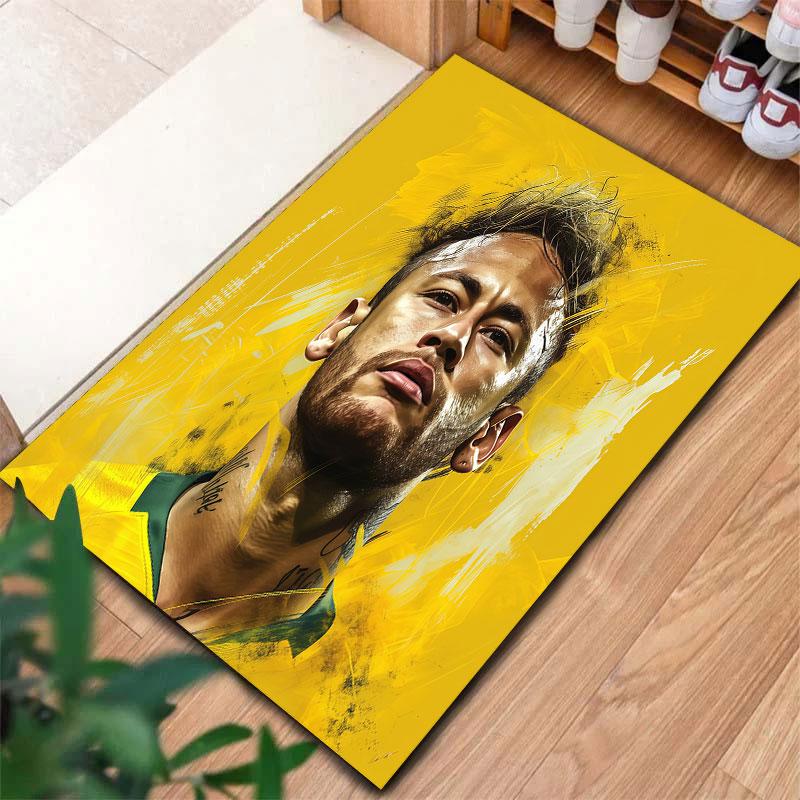 Neymar Carpet Rug for Living Room Bedroom Home Sofa Decoration,Kids play Non-slip Floor Mat