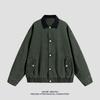 Pure Cotton Jacket for Men's New Jacket American Washable Old Loose Casual Men's Spring and Autumn Clothing