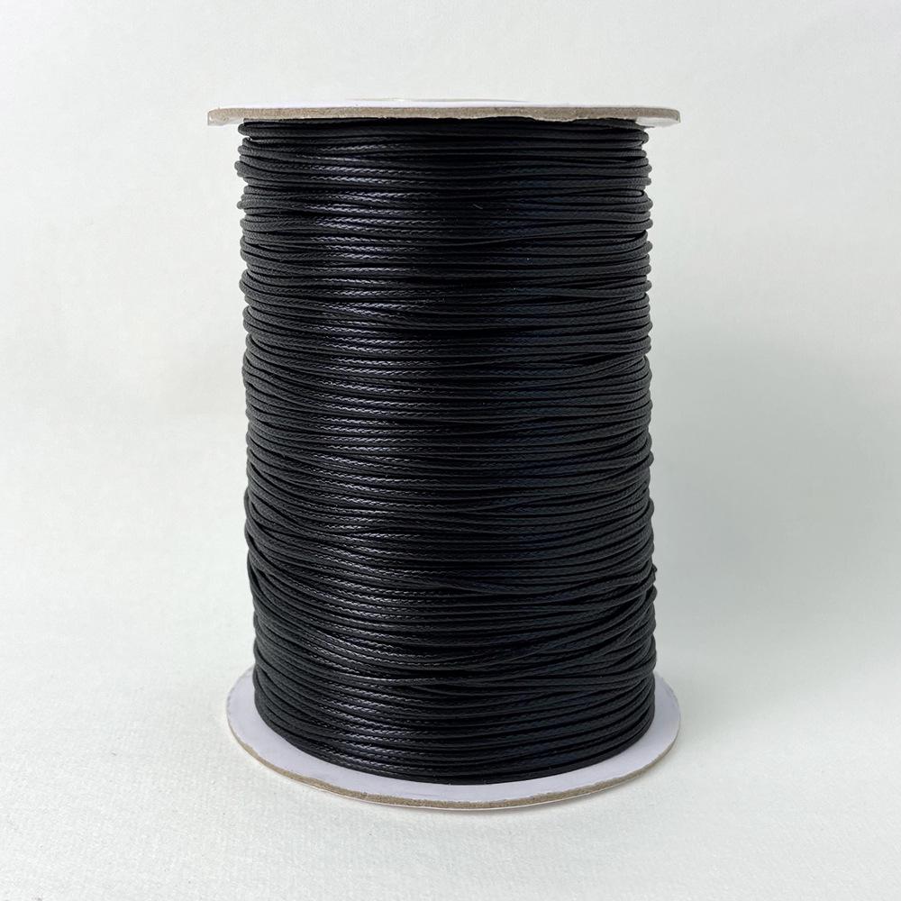 1mm Korean Waxed Rope: Jewelry & Pendant Necklace/Braided Bracelet with PU Leather