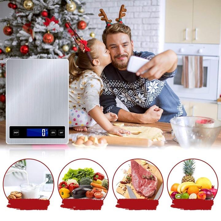 Wodoodporny Elektroniczna Waga Kuchenna O Wysokiej Precyzji 15Kg/1G Usb