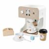 Wooden Coffee Machine Toy Long-Lasting with Accessories