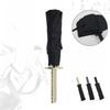 Paraguas Espada Katana Plegable Bloqueo UV Negro Sombrilla Impermeable Katana Japonesa Real Sable Samurai Paraguas Sombrilla Regalo