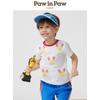 PawinPaw Cartoon Bear Boys' Round Neck Print T-Shirt