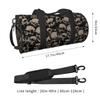 Retro Grunge Schedels Print Reistas Duffelbag Unisex Opvouwbaar Waterdicht Handbagage Tas Lichtgewicht Yoga Sportschool Sporttas