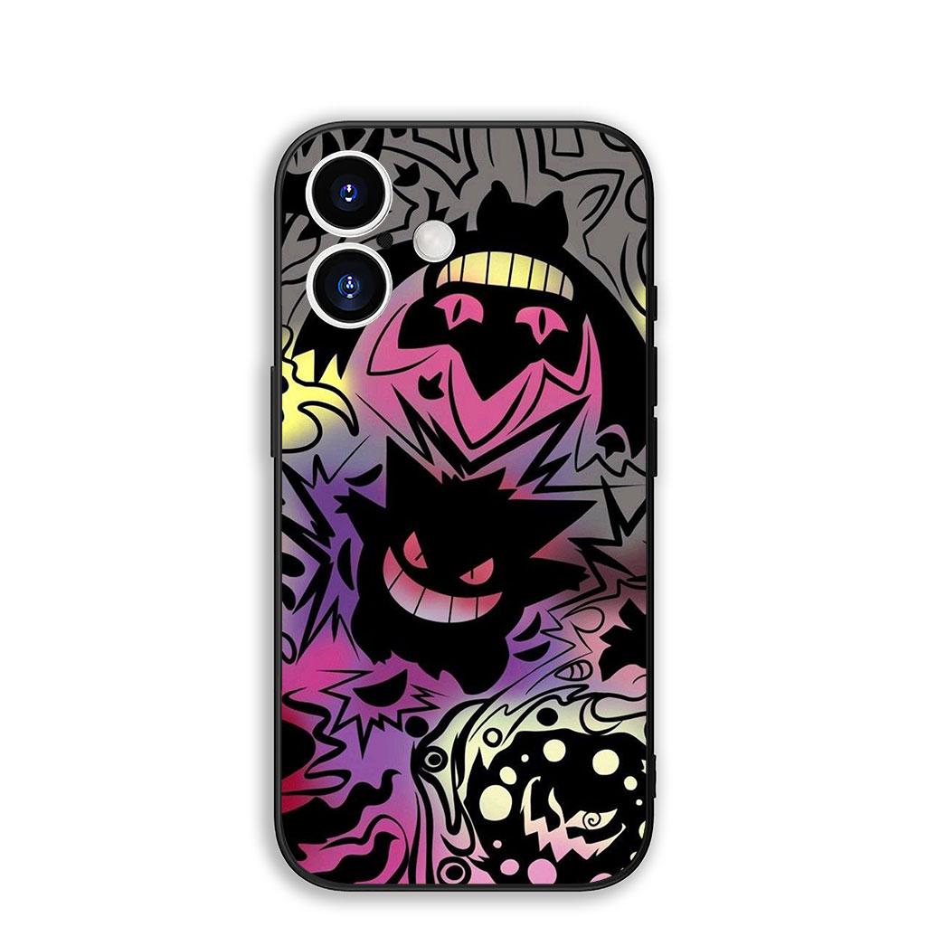 

Cover for Xiaomi Redmi 15 15C 14C 8A A4 A5 Note 8 7 14 Pro + 8T 14S Protective Phone Case P-Pokemons GO Gengar P-Pikachus Redmi Note 7