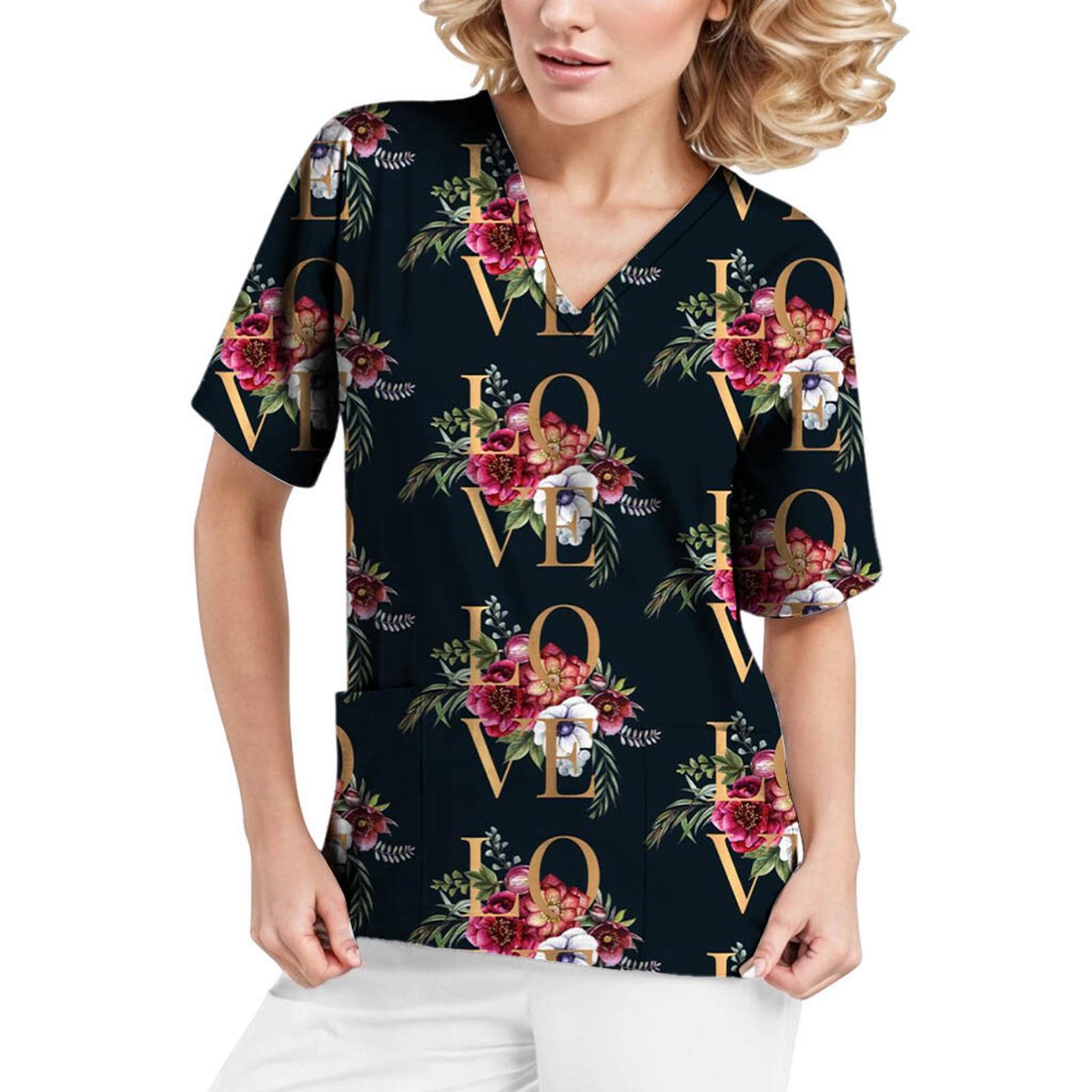 

Летний топ с V-образным вырезом и сердечным узором с 3D-принтом, модные повседневные женские футболки с короткими рукавами 5XL