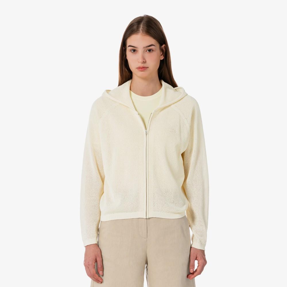 Lacoste Women's Summer Hooded Zip-up Cardigan AF722E-56G056