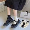 5 Pairs Wooden Ear Side Socks Women's Summer Short Tube Lace Socks Spring and Autumn Socks Tide Socks