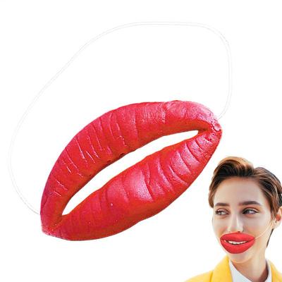 Velké Pysky Rekvizita Červené Rty Vtipné Věci Cosplay Rekvizity Velké Rty Vtipné Hračky Klobása Ústa Dekorace Kryt Obličeje Latexové Foto Rekvizity Vtipné