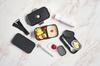 ZWILLING Fresh & Save Vacuum-Sealed Lunch Box, Black, with Cutlery and Sauce Container, Airtight Storage Container [Official Japanese Product] Fresh