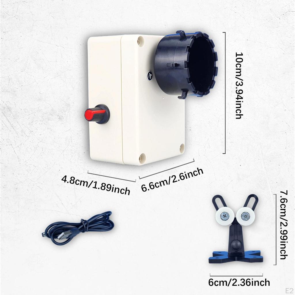 DIY Fishing Rod Winding Tool with Stand for Epoxy Drying