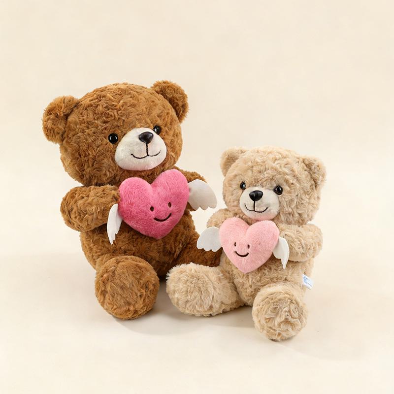 Herzumarmender Teddybär Plüschtier - Valentinstagsgeschenk