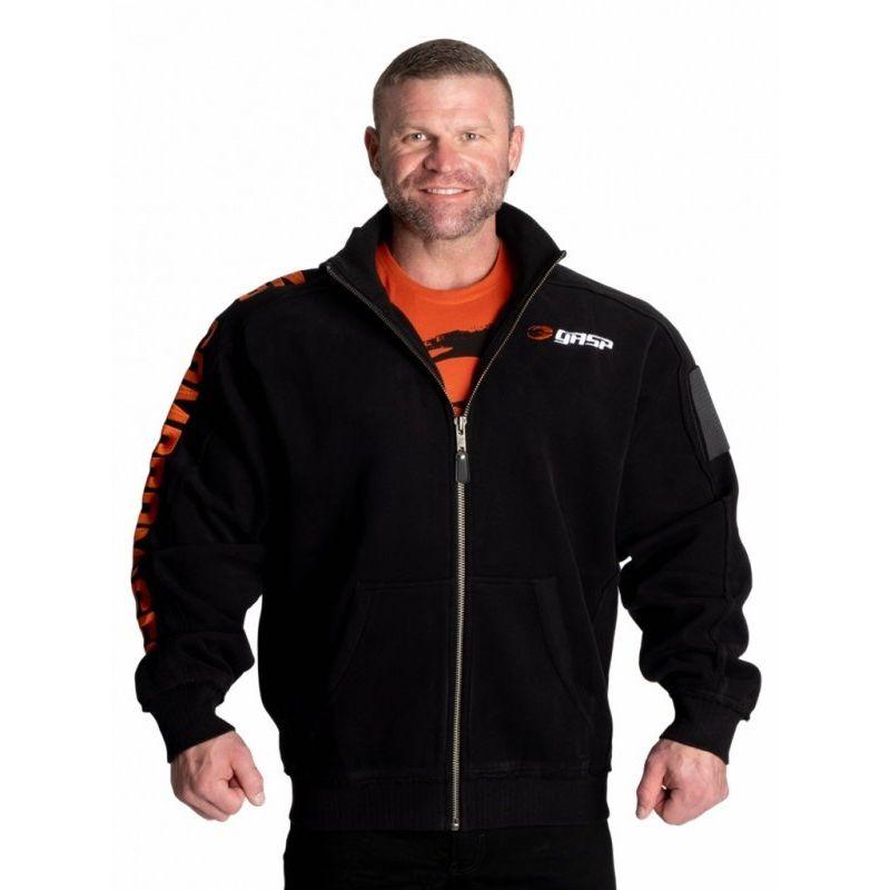 Gp New Orange Large Logo Embroidered Training Thickened Warm Classic European and American Style Fitness Training Hoodie Trendy Jacket