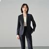 Women's Slim Fit Notched Lapel Business Suit Set