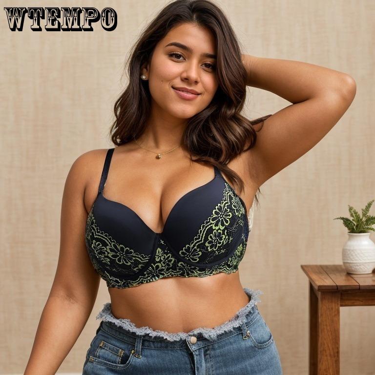 

Бюстгальтер Steel Rimed Bra Plus Size Sexy Gathering Bra 40/90D