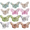 Jelly Colour Butterfly Hair Clip Women Korean Girl Group Fashion Shark Clip Hair Accessories