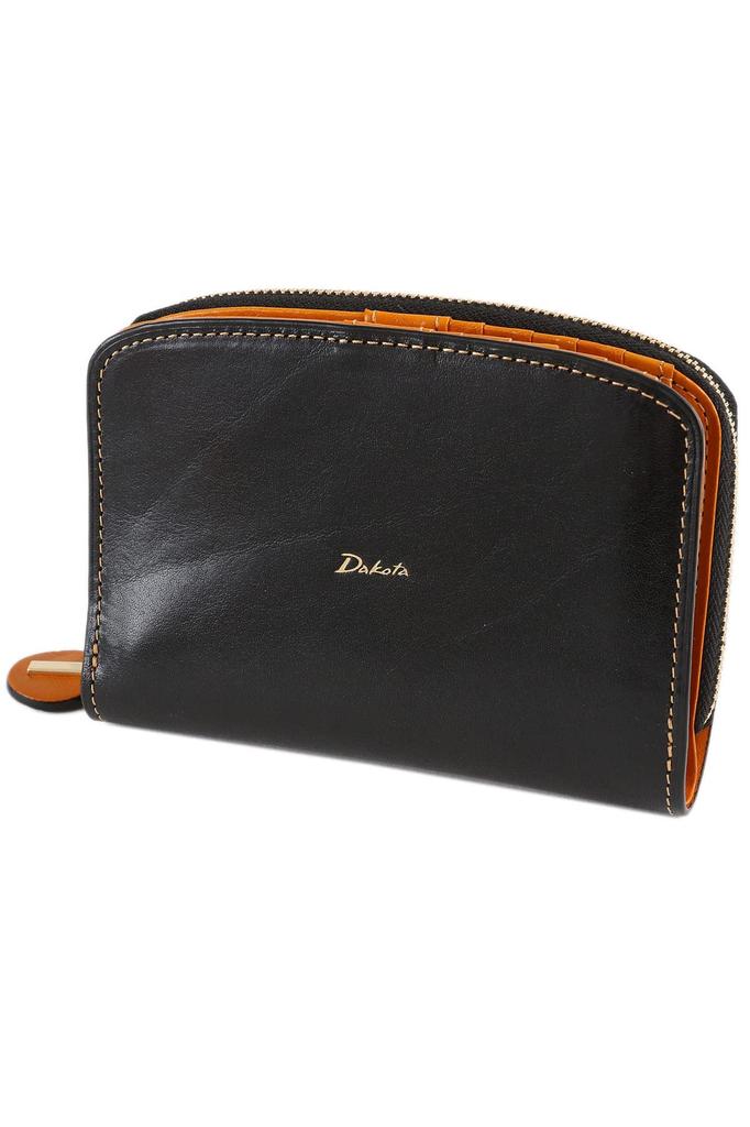 Dakota Women's Genuine Leather Bi-fold Wallet, Black, DA-30521-10
