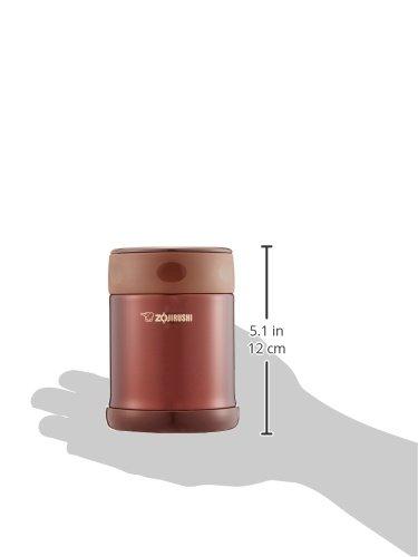 ZOJIRUSHI Stainless Steel Food Jar, 350ml, Demi-Glace, SW-EE35-TD