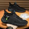 Casual Men'S Shoes Trendy Breathable Summer Fly-Woven Shoes Lightweight Versatile Work Shoes Mesh Shoes Men'S Sports Shoes