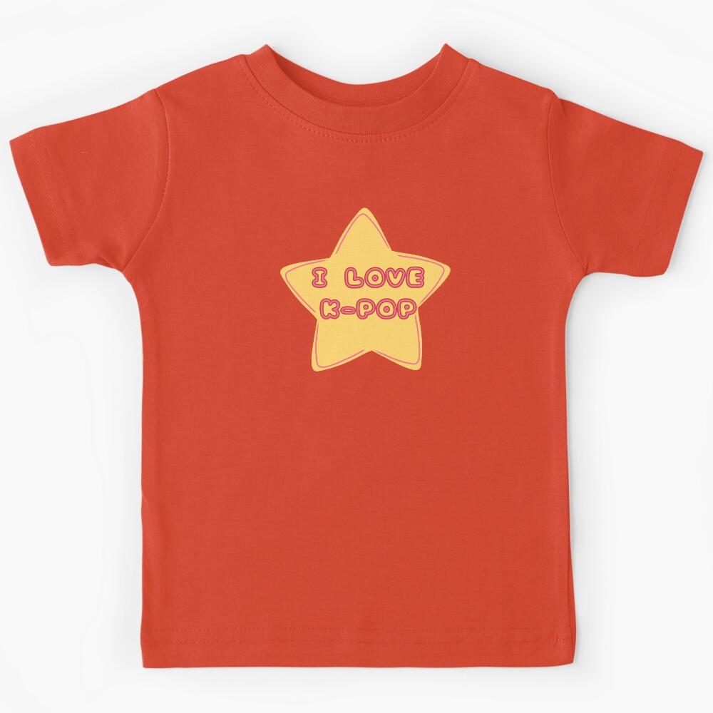 I LOVE K-POP Star Kids T-Shirt 140