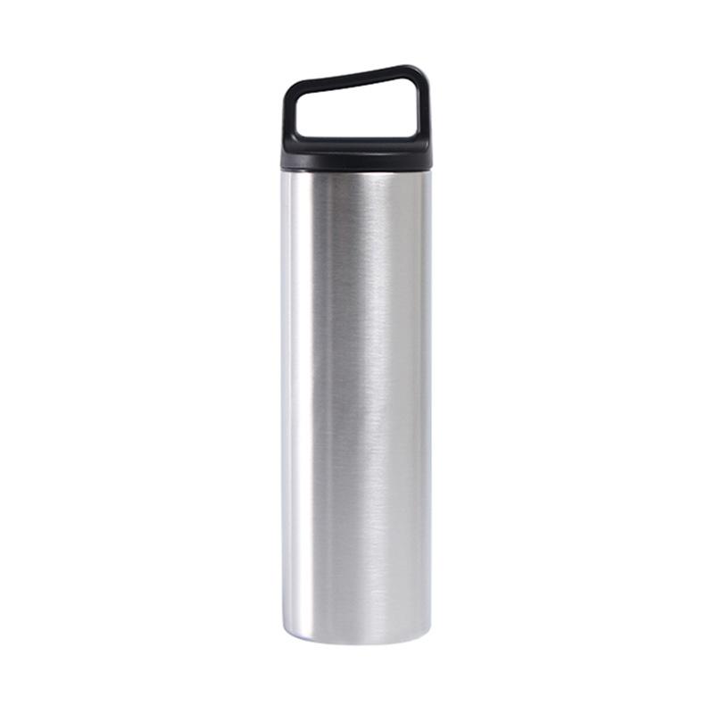 Portable  Thermos Cup 600ml Vacuum Flasks Portable Stainless Steel Thermos Cup Water Bottle Travel Tea Mug Office Thermos Cup