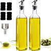 Automatische auslaufsichere Glas-Öl-Spenderflasche für die Küche - Perfekt für Sojasauce, Essig, Kochwein und Gewürze