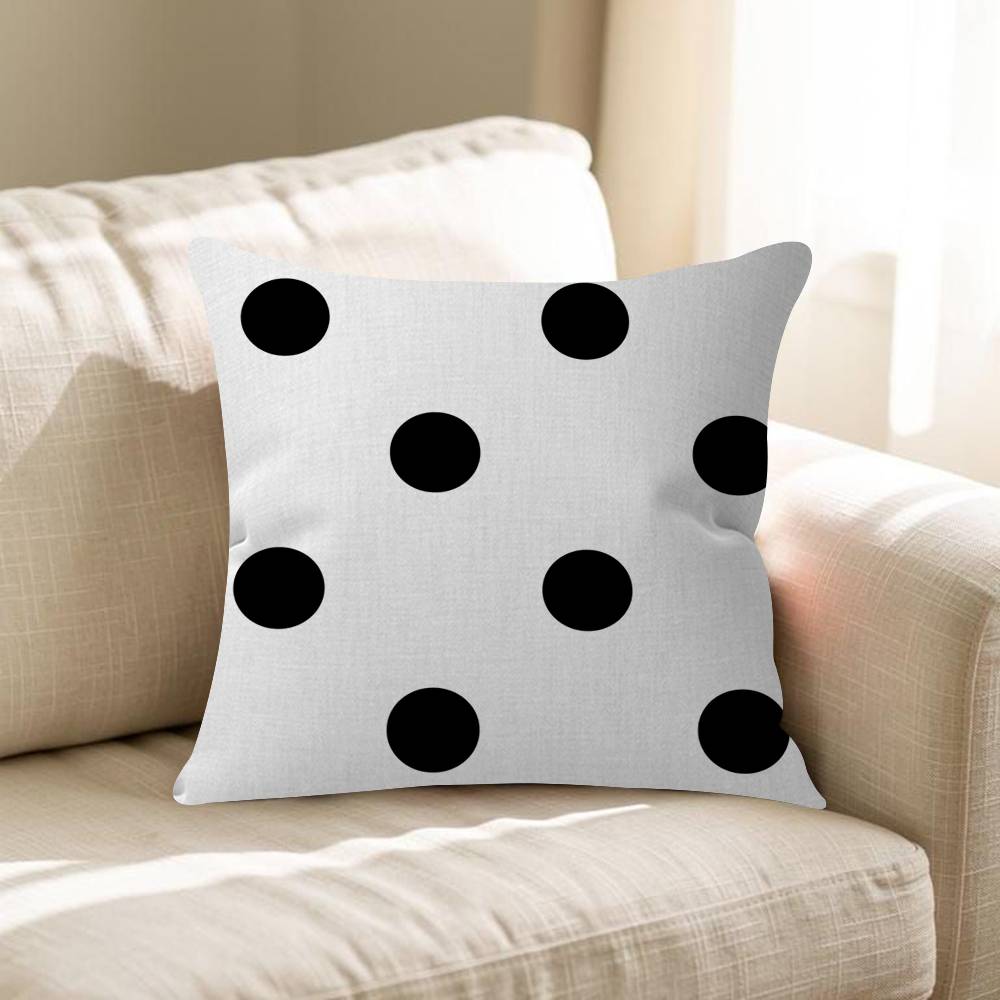 Fashion Polka Dot Pillowcase Toon Gift Cushion Cover Bedroom Home Sofa Chair Seat Decor Pillow Case