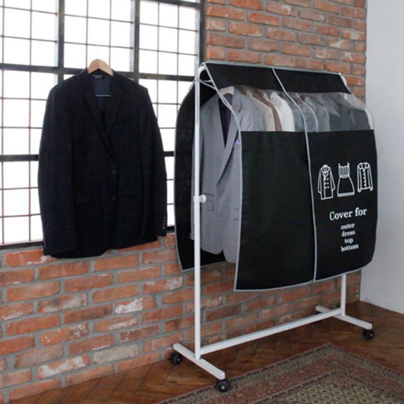 Kleiderstaubschutz Vliesstoff Staubschutz Wasserdicht Transparentes Fensterdesign Hängende Kleiderschutzhüllen