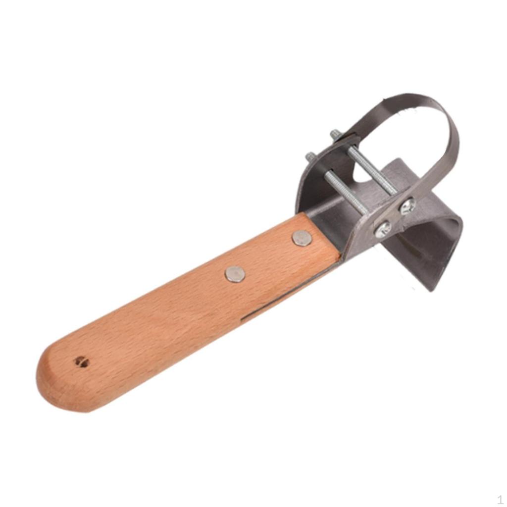 Draw Spud Debarking Tool Hand Grafting Easy To Use with Wood Handle Log Peeler Removal for