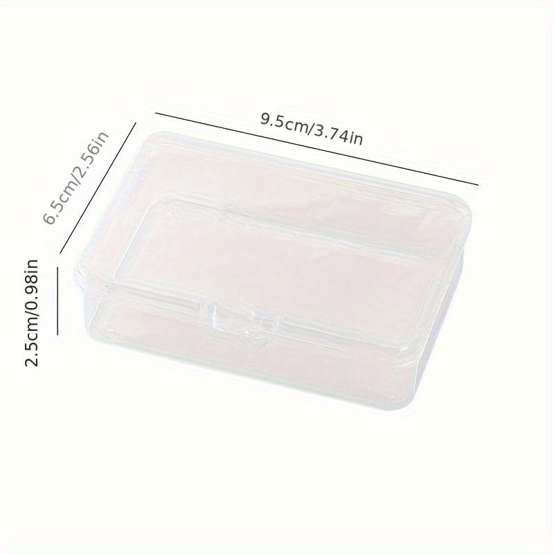 10/5pcs Transparent Card Storage Boxes with Lids - Dustproof Ideal for Sports & Outdoor Cards Coins and Idol/Anime Collectibles