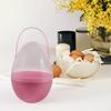 Fillable Easter Egg Basket Fillers Shaped Container with Handle for Candy Filling