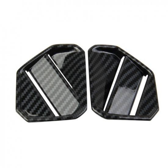 Carbon Fiber Style AC Air Vent Outlet Cover Trim For Toyota Tundra -2025