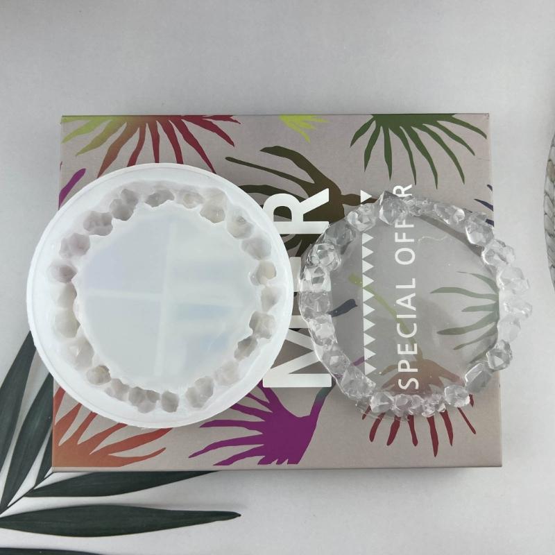 DIY Coaster Silicone Mold For Epoxy Resin Placemat Tray Shelf Resin Mold Making Handmade Crafts Home Decoration