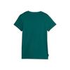 Puma Team Tee Letter Embroidery Round Neck Short Sleeve T-Shirt Women Tops Christmas-Green 624706-43