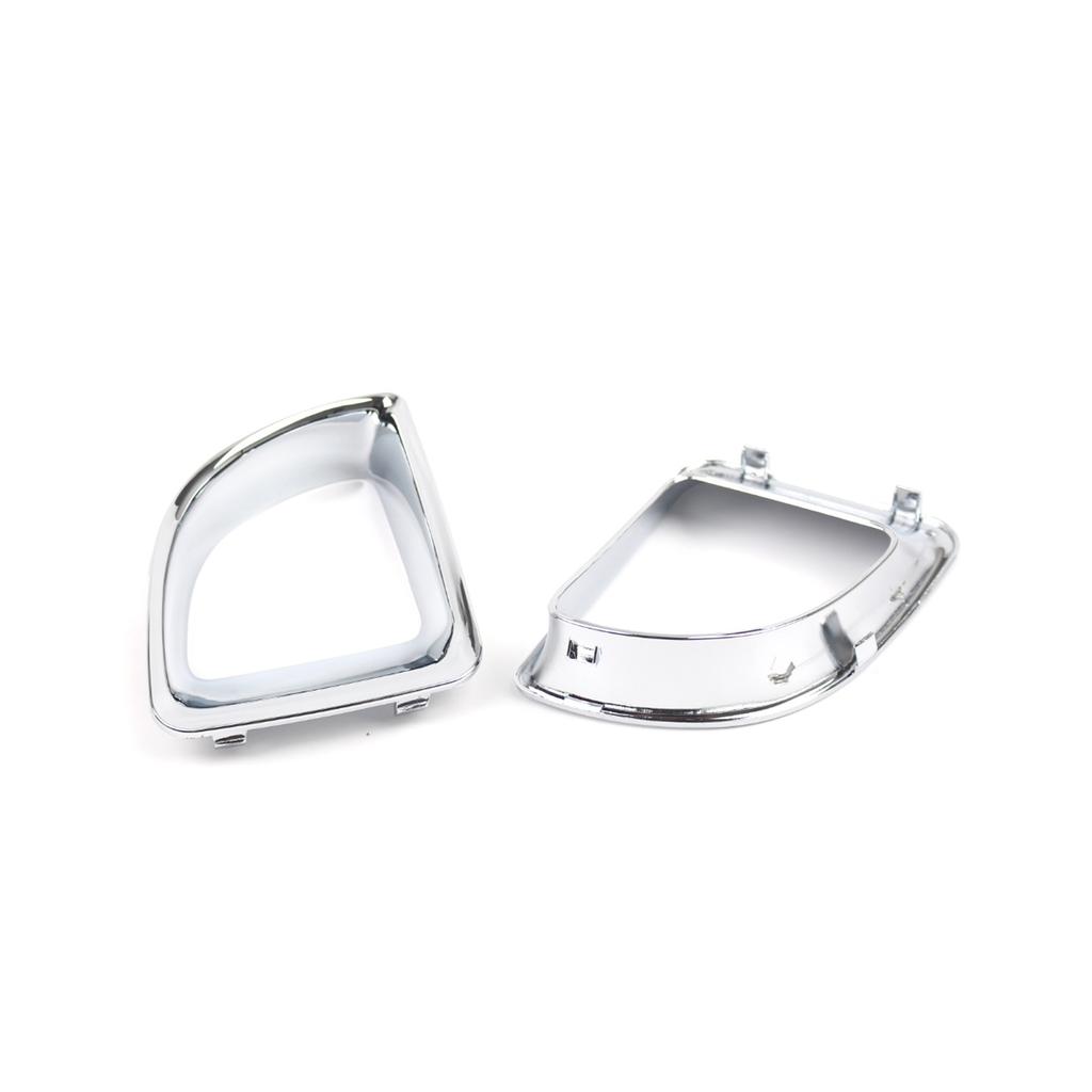 Front Bumper Ventilation Frame Mirror Finish decors Exterior Enhancement Reflective Electroplated Trim for Car Mini R55