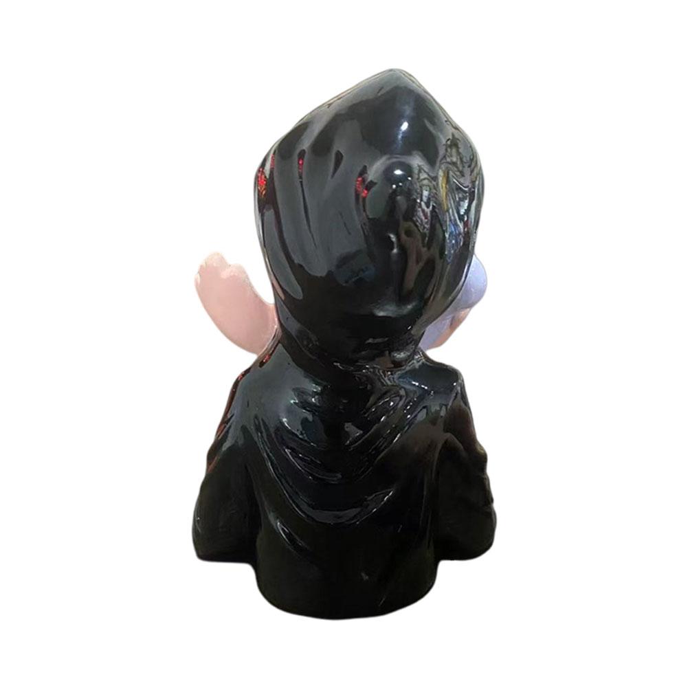 Halloween Screaming Ghost Face Statue Scary Girl Telephone Skull Face Resin Ornament Home Decoration Game Room Setting Supplies