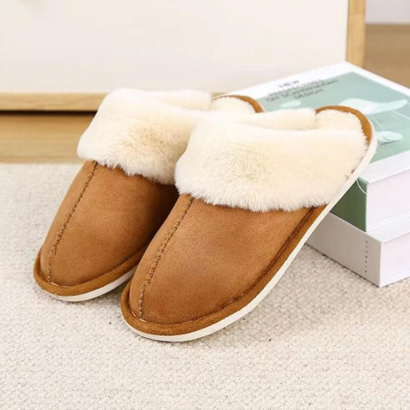 

Пушистые зимние тапочки Brown 260-265
